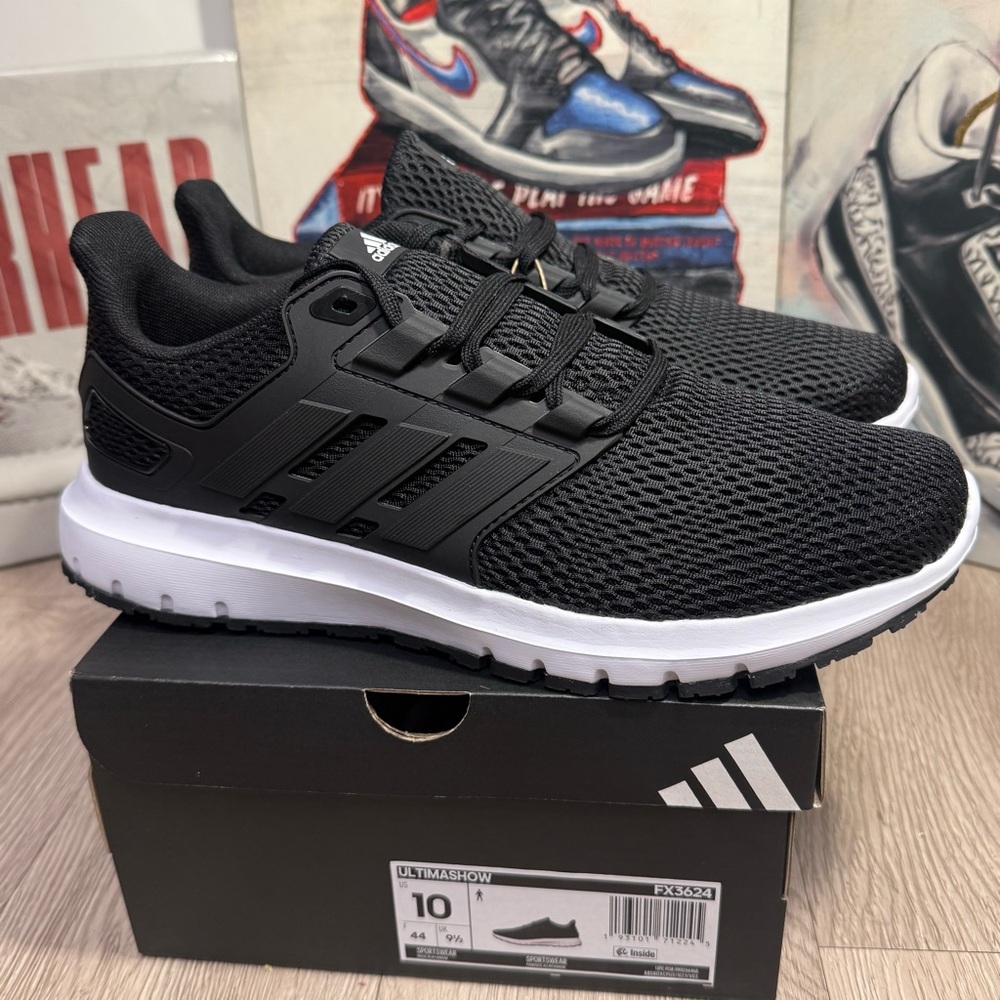 New adidas Ultimashow Core Black Cloud White Men Shoes 10, 10.5,11.5, 12,12.5,13
